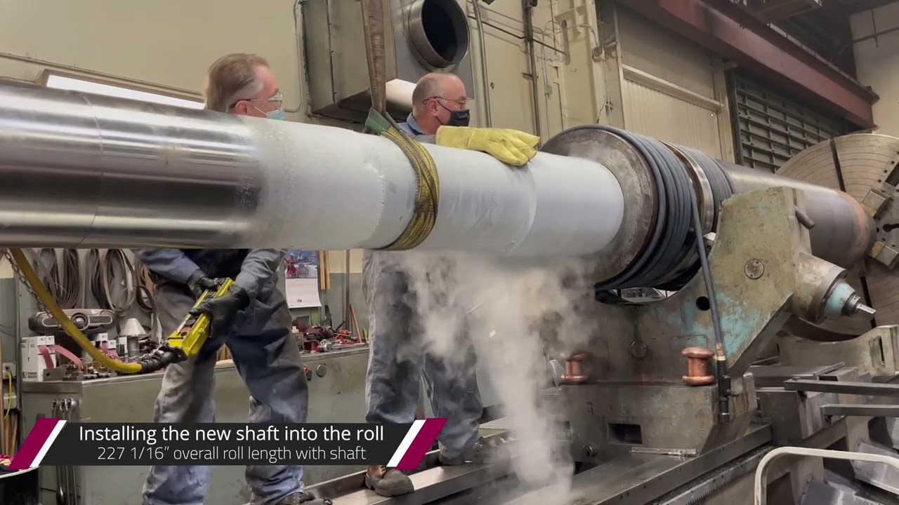 Manufacturing and installing a new shaft