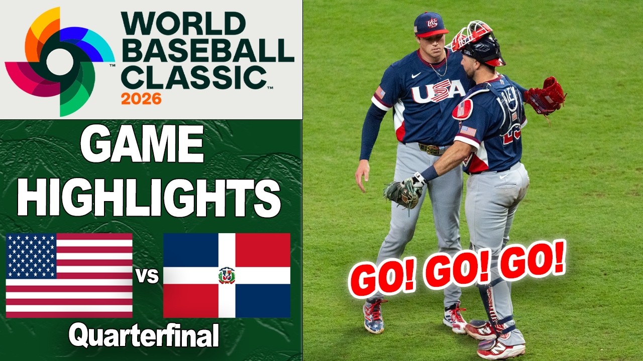 USA vs Dominican Republic |Game Highglights| Mar 15, 2025|World Baseball Classic 2026 (Quarterfinal)
