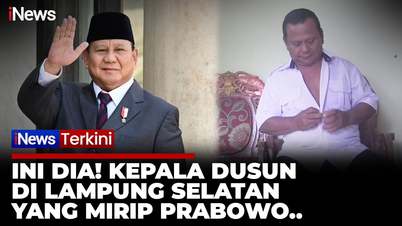 Viral! Kepala Dusun di Lampung Selatan Mirip Presiden Prabowo | iNews Terkini