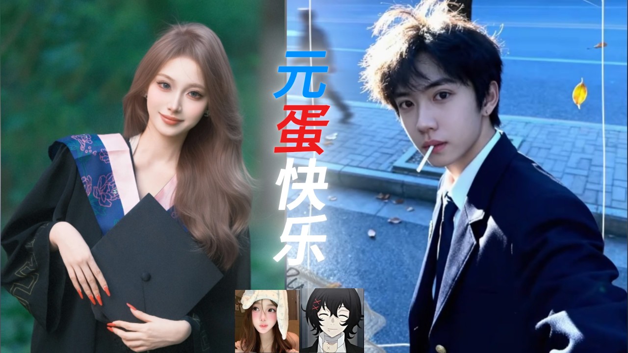 | 开心元元 X 爱吃蛋挞 | 元蛋快乐 | 元蛋的回忆之旅 初见篇 第一回 有男朋友嘛, 觉得我怎么样,  我走高冷人设 别逗我笑了以后
