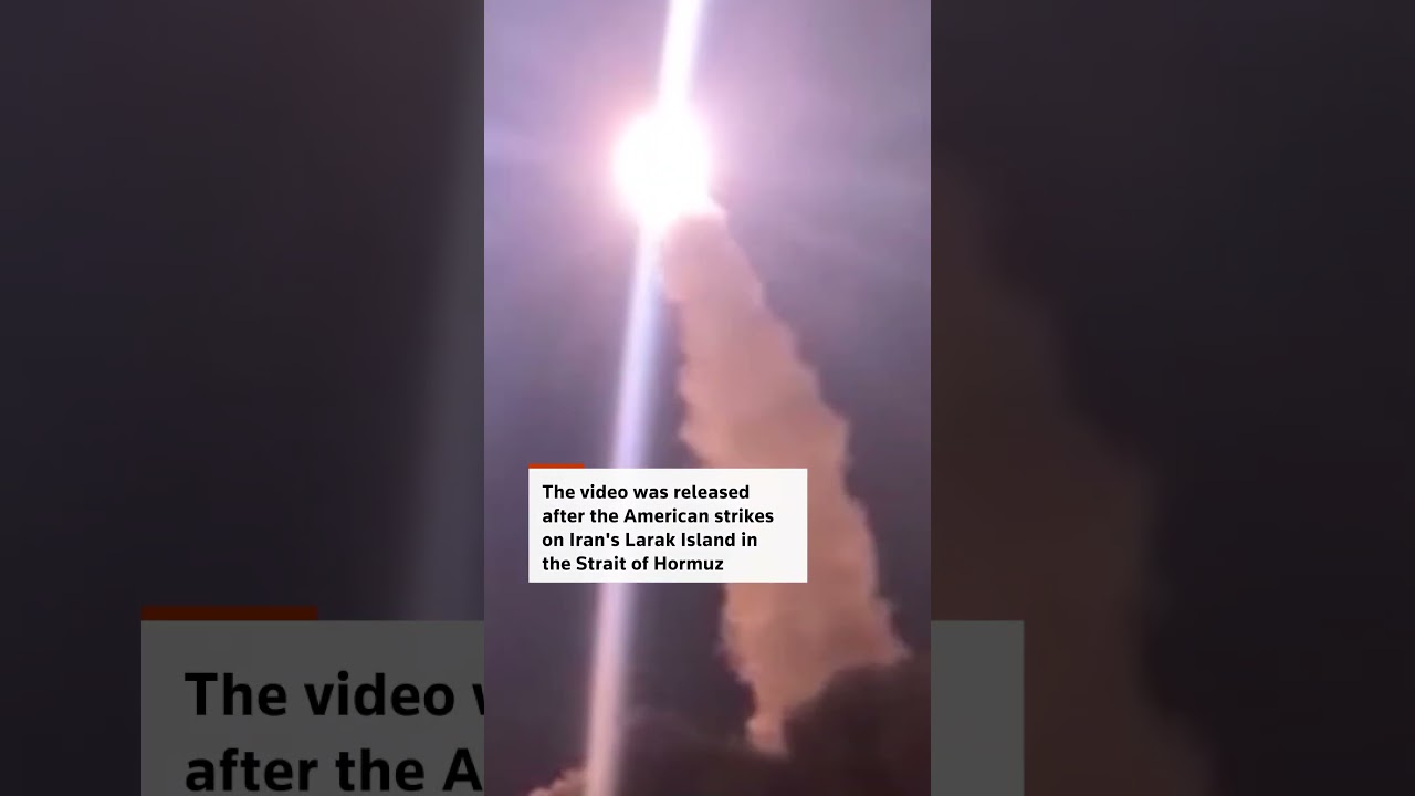 Iran releases footage of missile launches at US targets