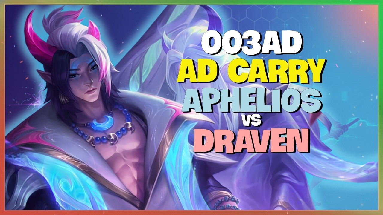 003ad Rank 1 Aphelios Positioning Breakdown and Challenger Teamfight Execution Engsub