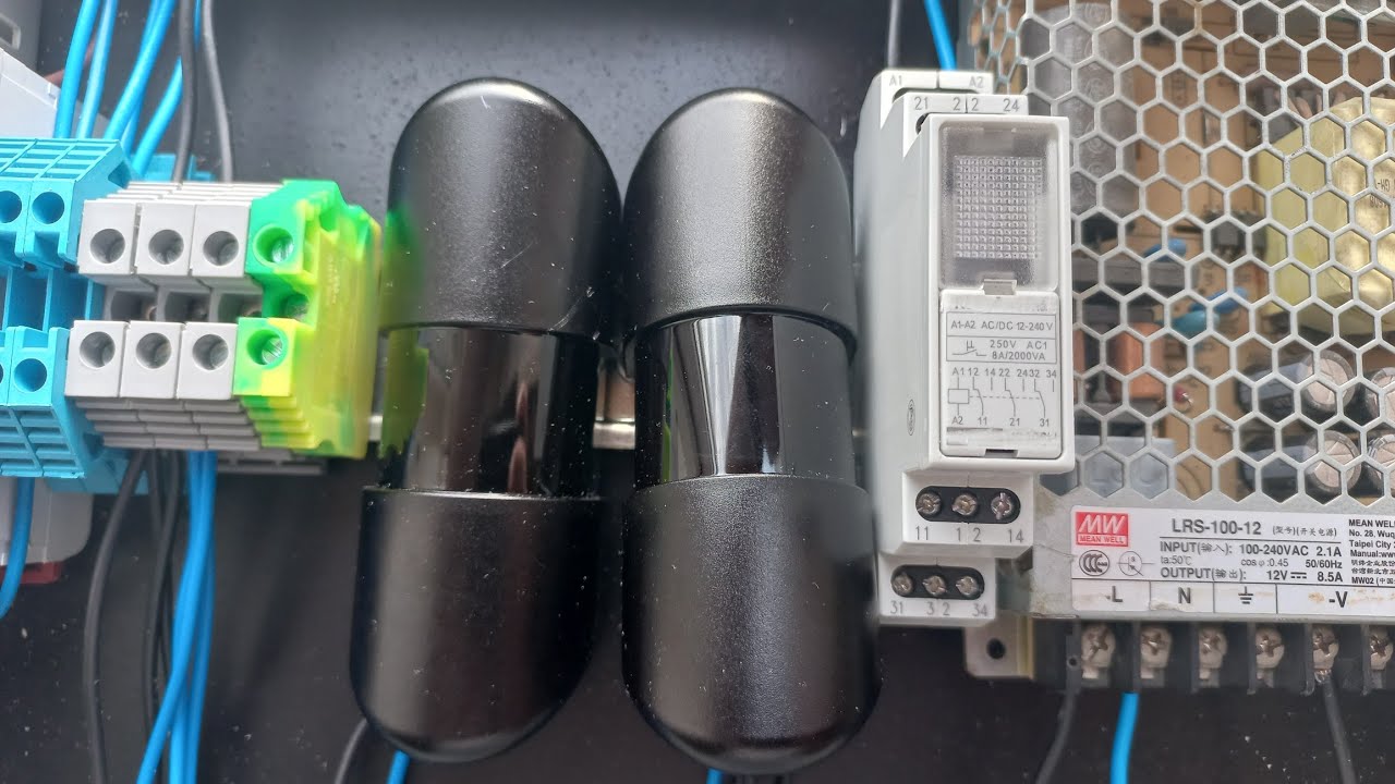 Otomatik açılır kapanır kapı emniyet fotoseli elektrik bağlantısı ve çalışması/ Bariyer sensörü