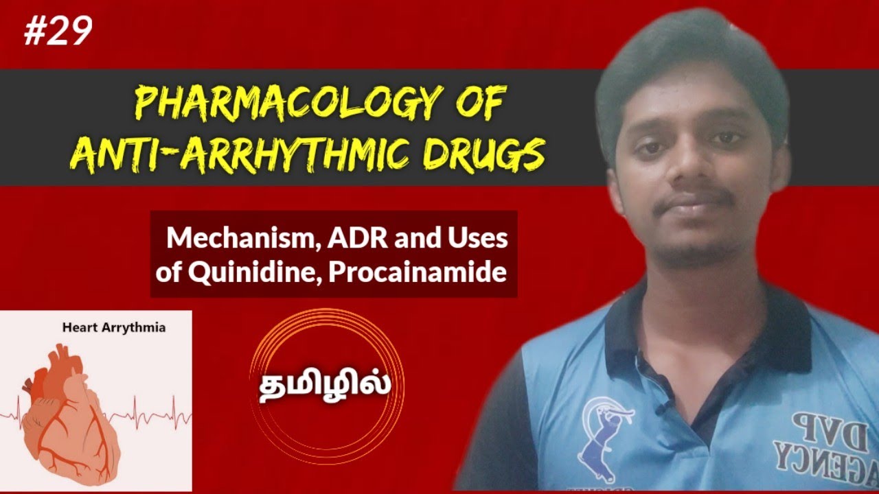 #29 Pharmacology of Anti-arrhythmic Drugs in தமிழ்