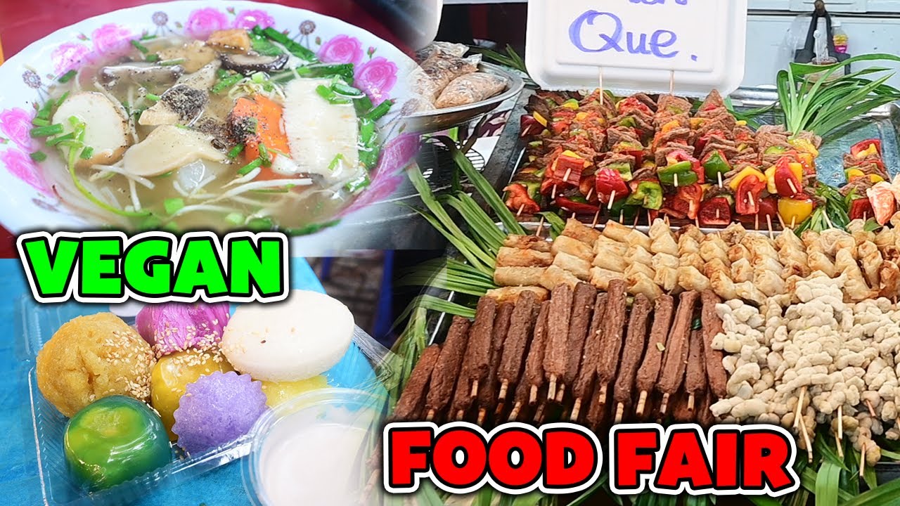 🇻🇳 Unique Vegetarian Food Festival In Vietnam!! Delicious Foods