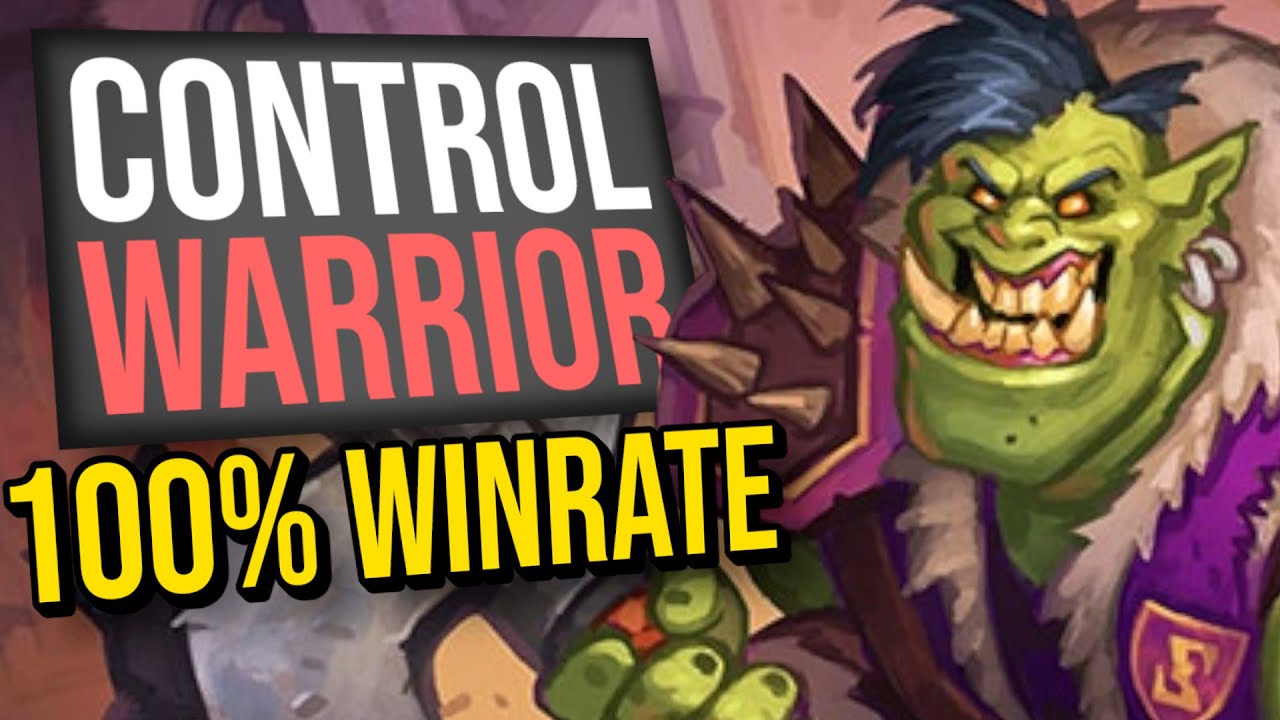 Is This My MASTERPIECE?! 100% Win Rate Control Warrior | Scholomance Academy | Hearthstone