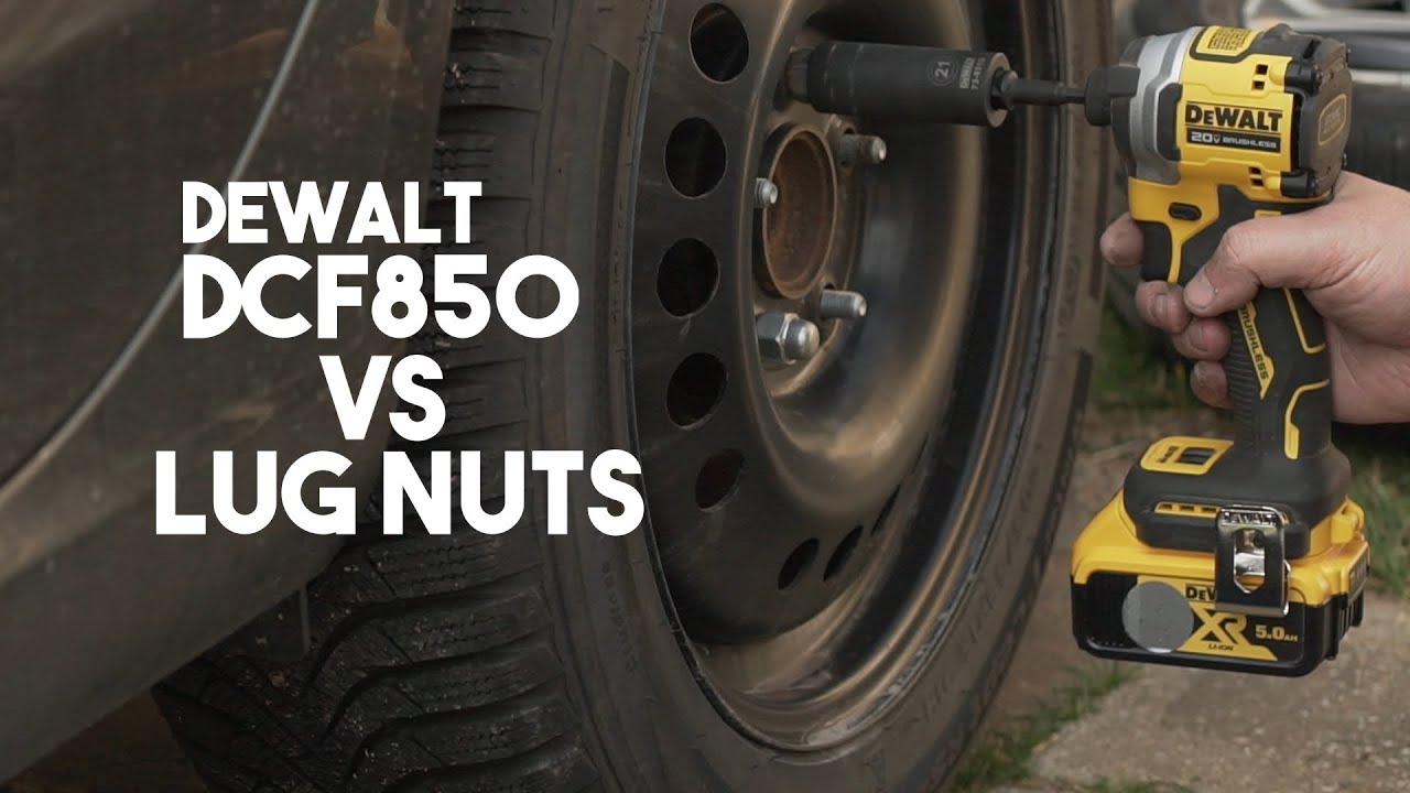 DeWALT DCF850 removing lug nuts