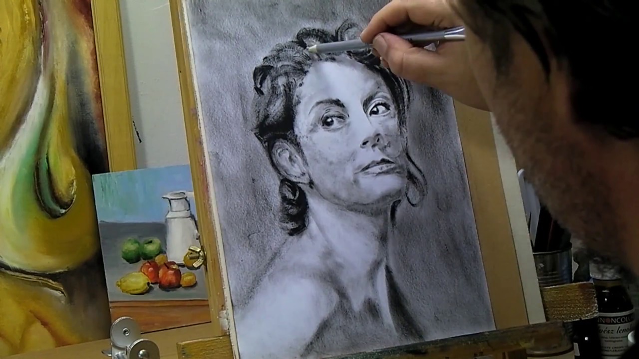 Száraz ecset technika (Dry brush) | tanulmány