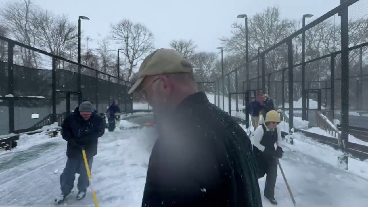 Clearing the Paddle Courts 2/25/26