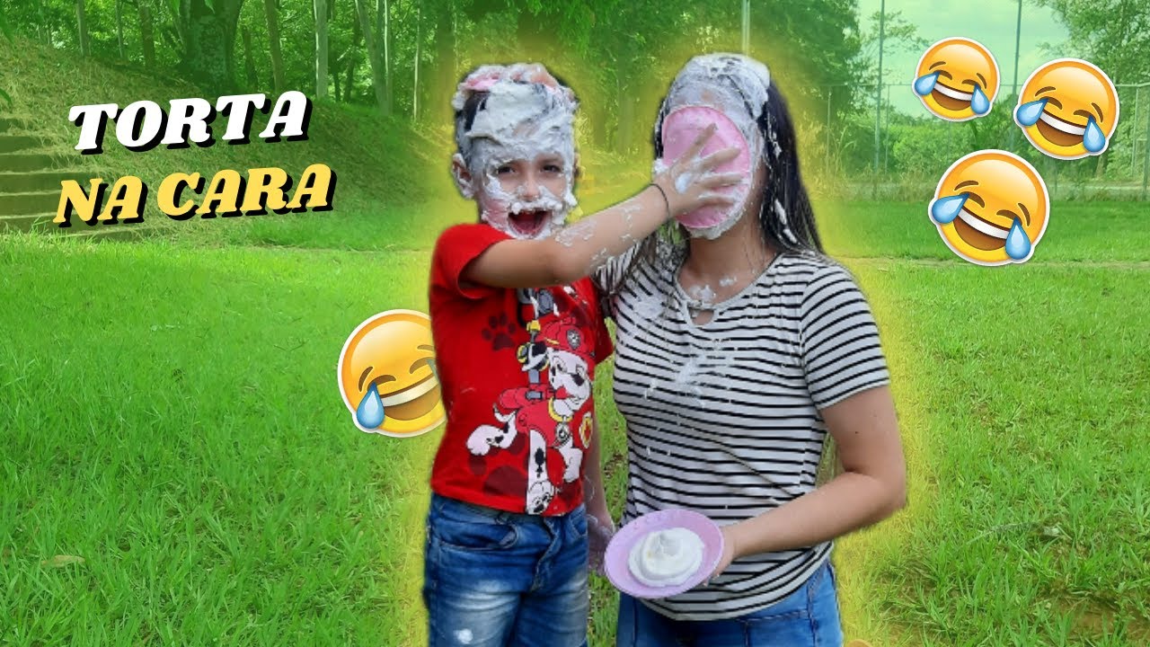 DESAFIO TORTA NA CARA COM MINHA IRMÃ