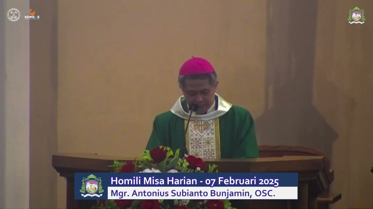 Homili Mgr. Antonius Subianto Bunjamin, OSC - Misa Jumat Pertama Feb 2025