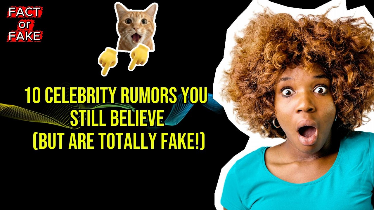 Celebrity Rumors Exposed: True or False? #celebrityrumors #funfacts #didyouknow
