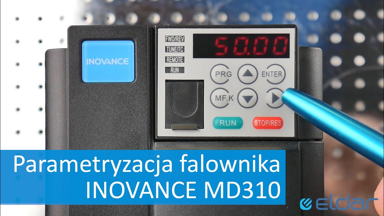 Programowanie, parametryzacja falownika INOVANCE MD310