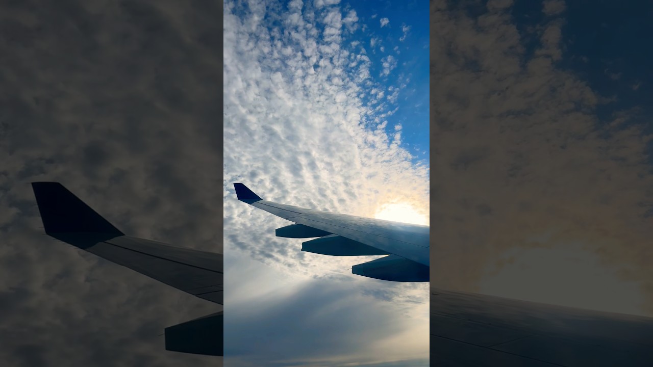 A beautiful sky view ⛅️✈️ 