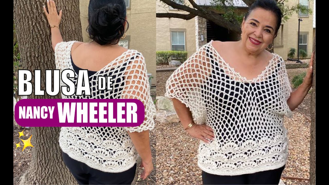 Cómo tejer LA BLUSA DE NANCY WHEELER de STRANGER THINGS 🐉​ CROCHET | Yo Tejo con Laura Cepeda