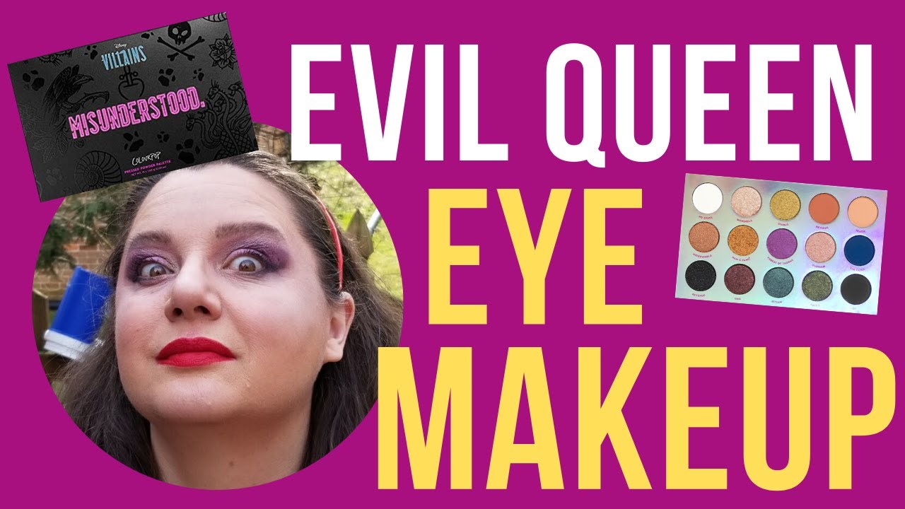 How to Do Evil Queen Makeup with Colourpop Disney Eyeshadow Palette