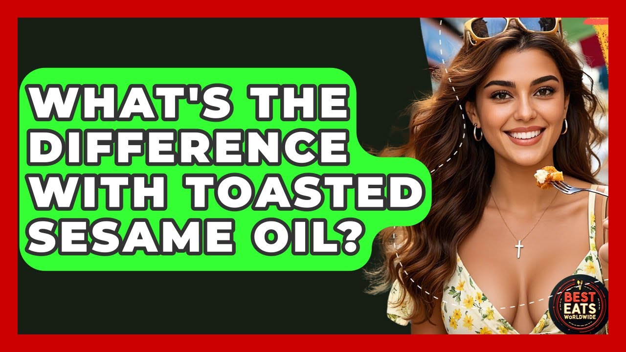 What's The Difference With Toasted Sesame Oil? - Best Eats Worldwide