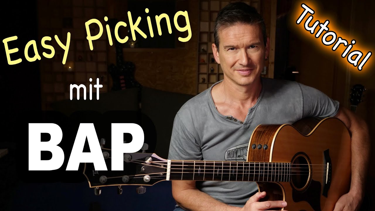 PAAR DAACH FRÖHER (BAP) | Easy Fingerstyle Gitarren Tutorial