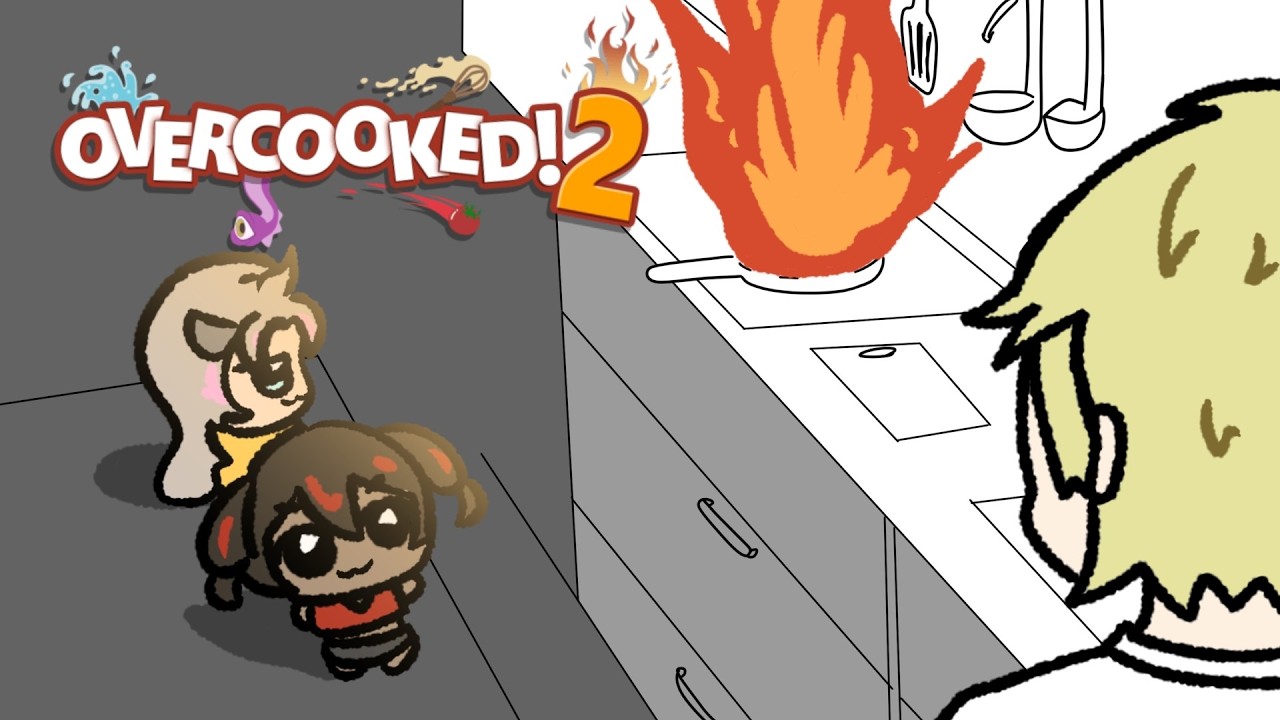 【 #overcooked2  】　お料理まかせて（フラグ）　【 羊田ヨウジ/ウォルフ・エマ・ジェシカ 】