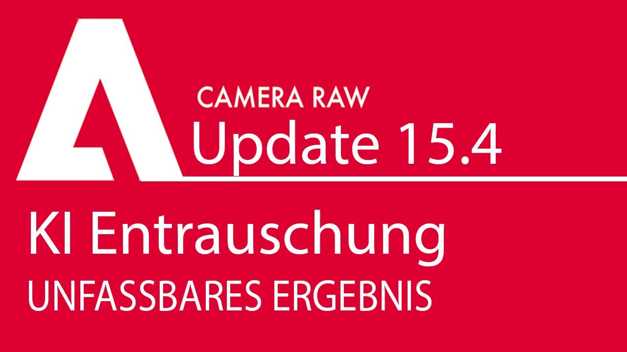 Photoshop -  Künstliche Intelligenz - Rauschen entfernen