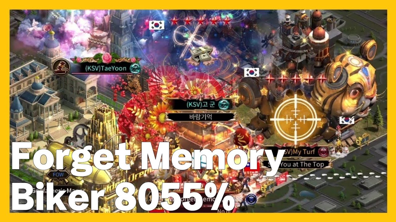 Clash of Mafia 688 FOW: Forget Memory Biker 8055% 고군, 미종, Angry Lily Super Raid [Mafia City]