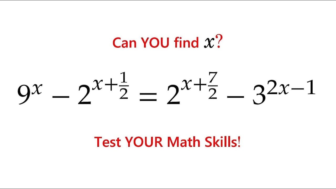 Students Struggle With This Exponential Equation. Can You Solve it?