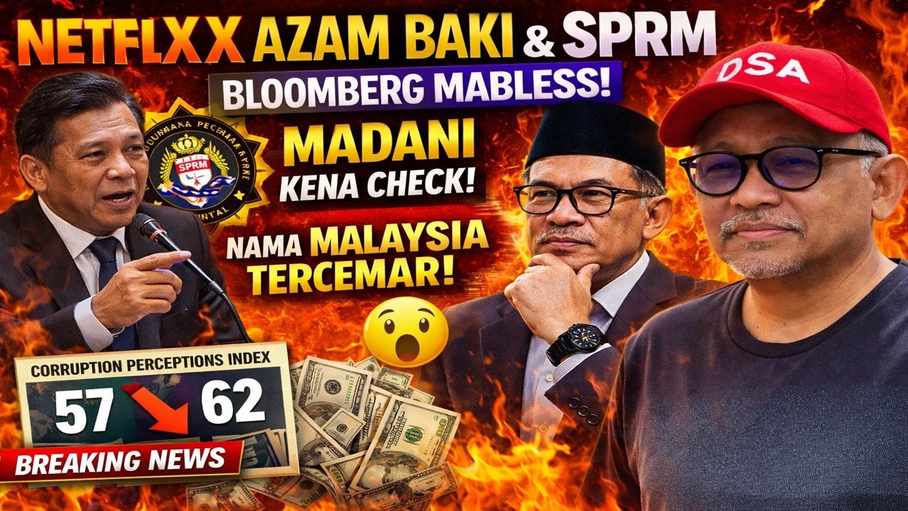 Netflixx Azam Baki & SPRM arahan Bloomberg mabeles, Madani kena siasat kerana nama Malaysia tercemar