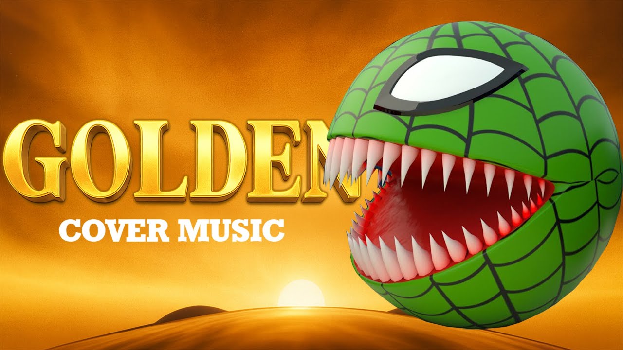 GOLDEN X Pacman Robot vs Monsters and Cartoon (MUSIC COVER)