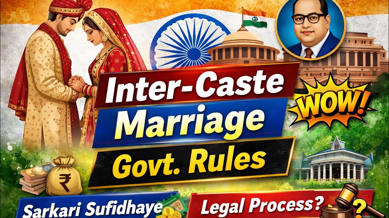 Inter Caste Marriage &ndash; Rules & Government Benefits (2026 Updated Guide)