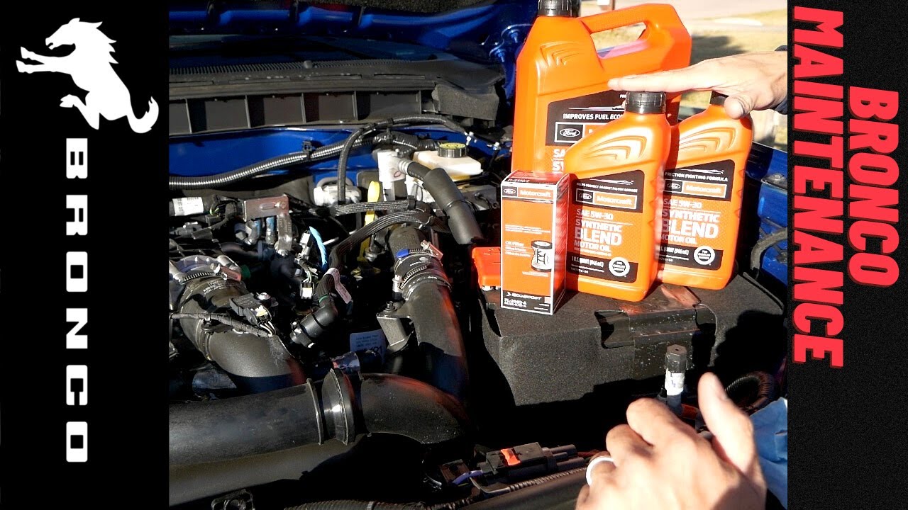 Ford Bronco Engine Bay and Maintenance Overview 2.7L Ecoboost