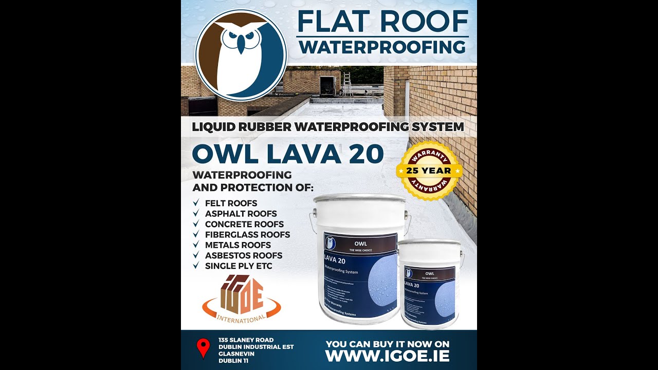 Gutter lining with Lava20
