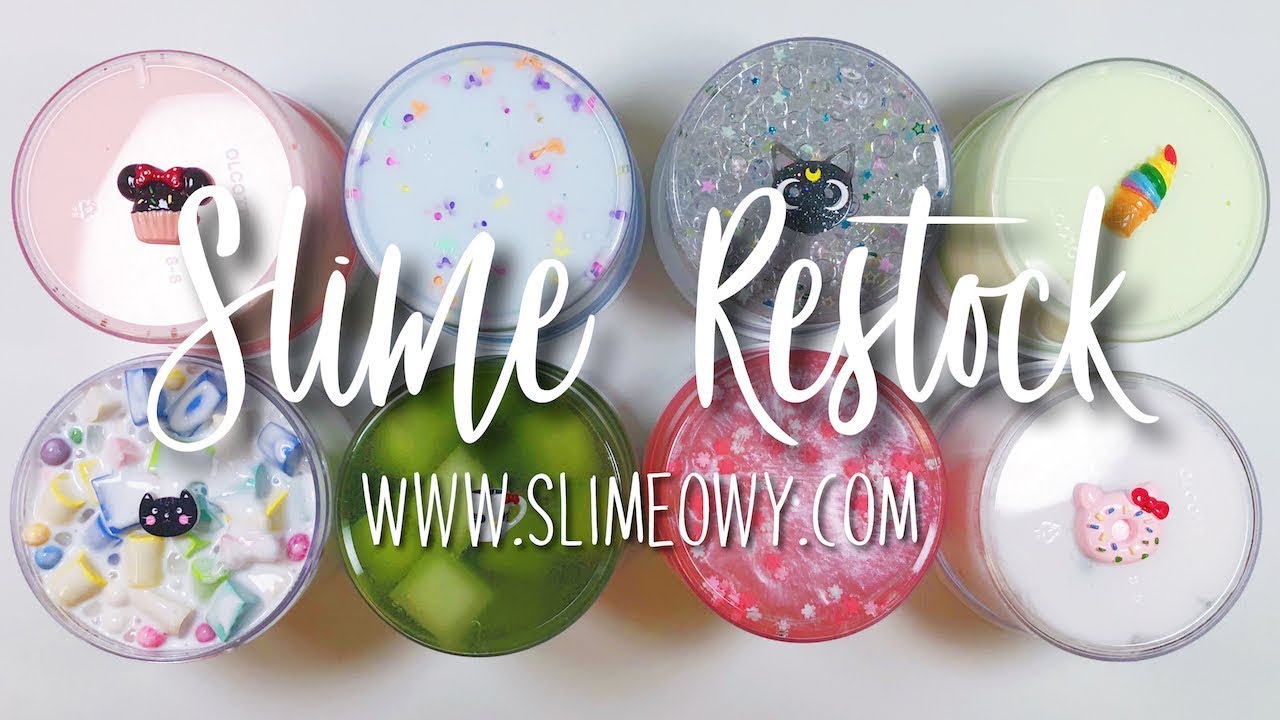 SLIME RESTOCK: RAINBOW FOAM CHUNKS & MORE! March 31st