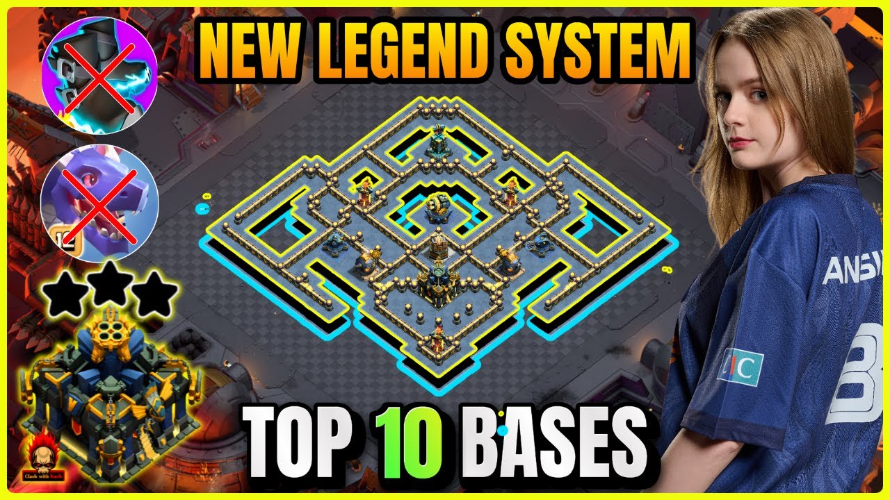 AFTER UPDATE TOP 10 TH17 BASE ! BEST TH17 CWL BASES WITH LINK! ANTI 2 STAR WAR BASE TH17 LEGEND BASE