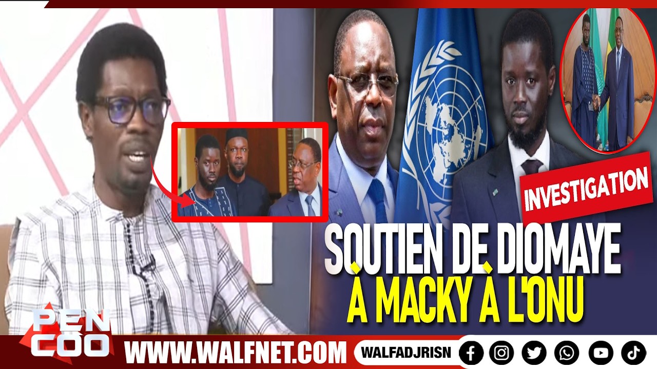 Soutien De Diomaye À Macky À l'ONU : Pape Moussa Sow Explose Et Parle De Désastre Pour Le Sénégal!