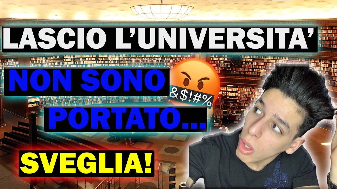 LASCIO l'Università perchè 