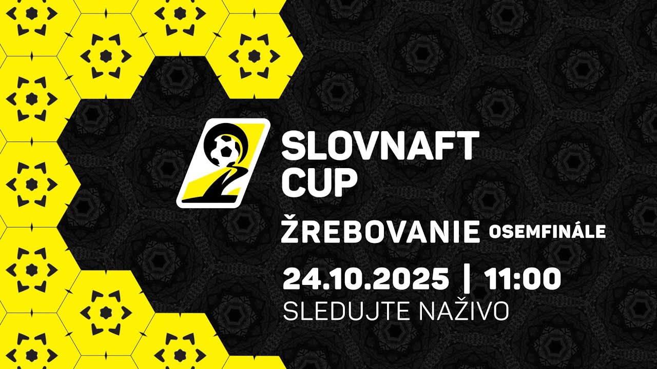 Slovnaft Cup 2025/2026 - Žrebovanie Osemfinále