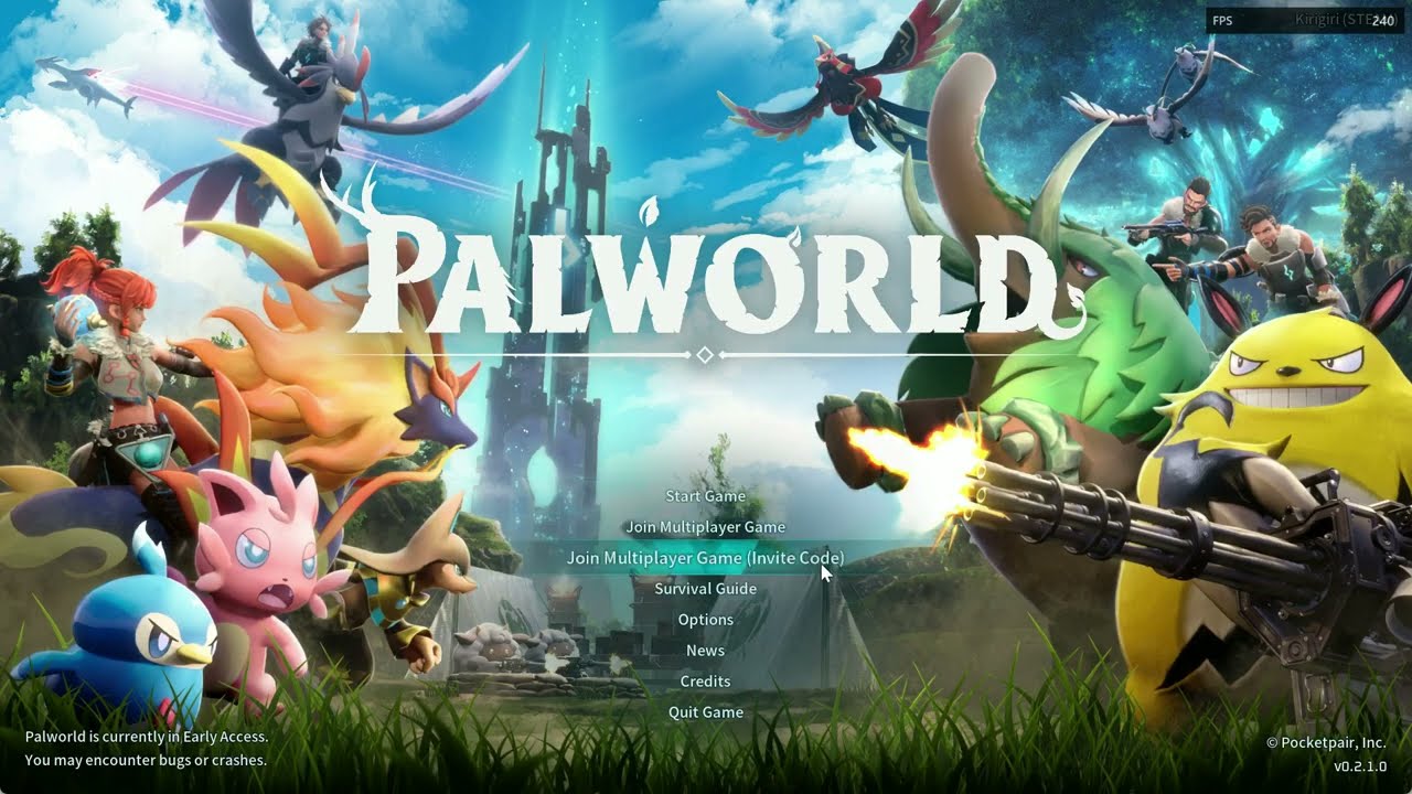 RX 6700 XT | AMD Ryzen 7 5700X - PALWORLD | FPS Test | Gameplay  1080p