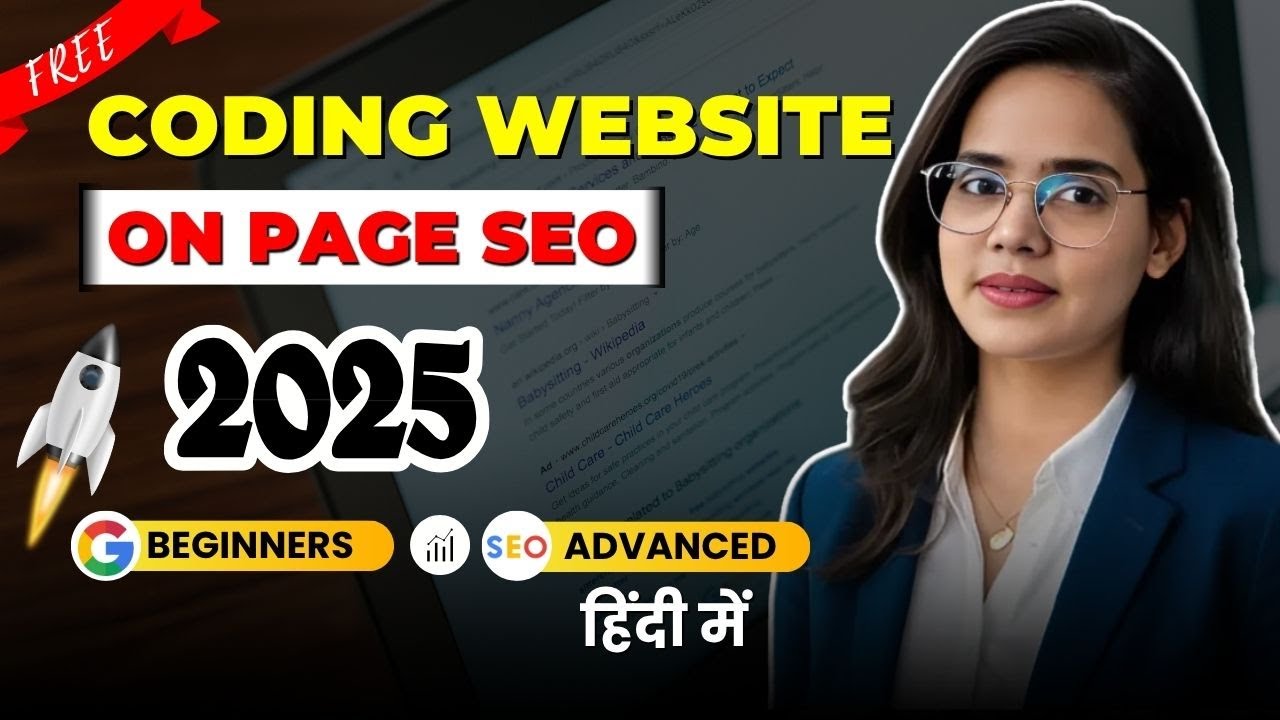 Coding Website Ki SEO Kaise Kare? || Complete On Page SEO Tutorial for Beginners 2025