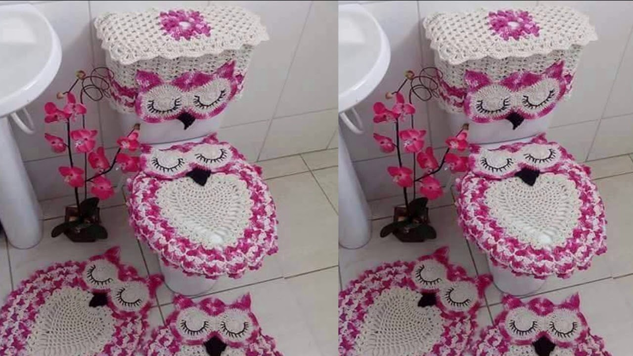 FUNDAS PARA INODORO TEJIDOS EN CROCHET