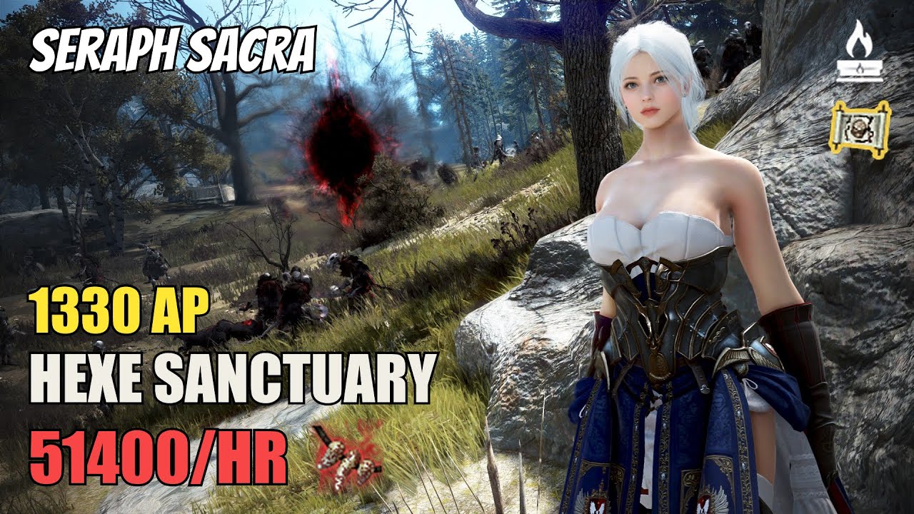 BDO | Elvia Hexe Sanctuary - Seraph Sacramentum | 51400/hr (Lv2+Agris) - 1330AP