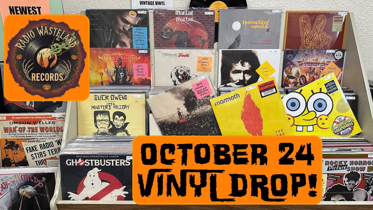 October 24th Vinyl Drop! - HALLOWEEN Vinyl Drop! - NEW & Vintage!