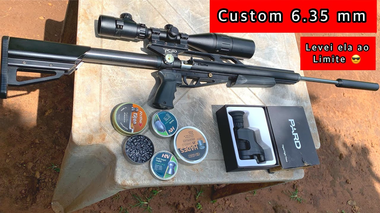 Pcp Custom 6.35 mm - Derrubando tudo Com ela