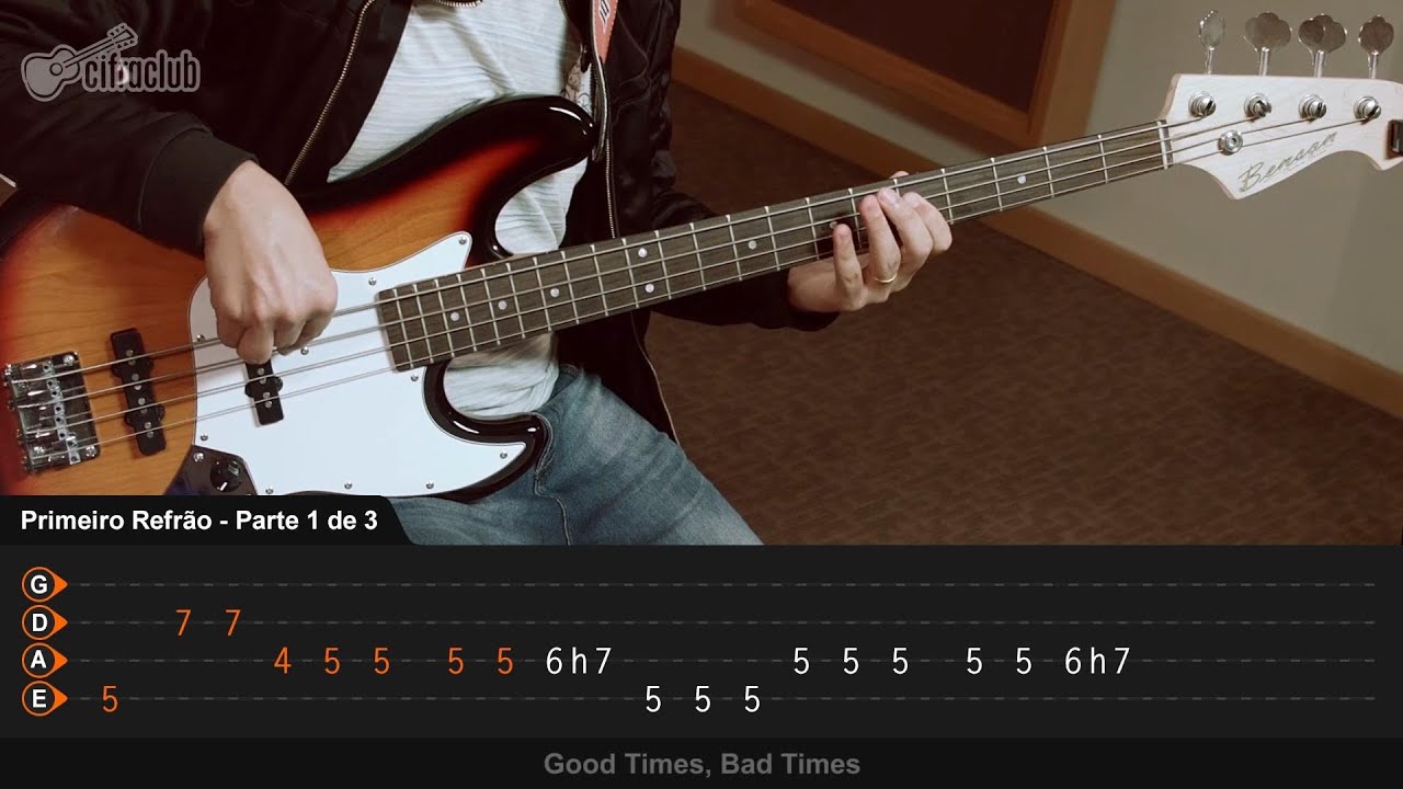 Good Times, Bad Times - Led Zeppelin (aula de baixo)