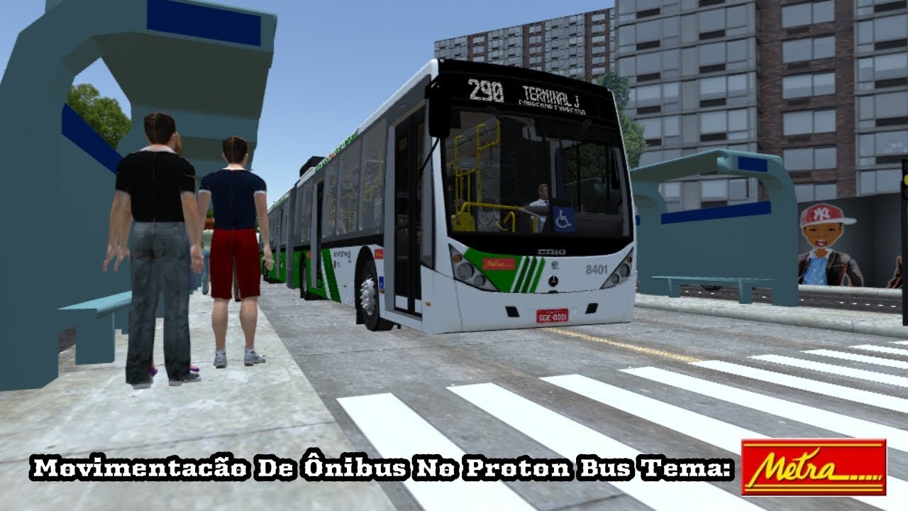 Movimentação De Ônibus No Proton Bus Tema: Metra