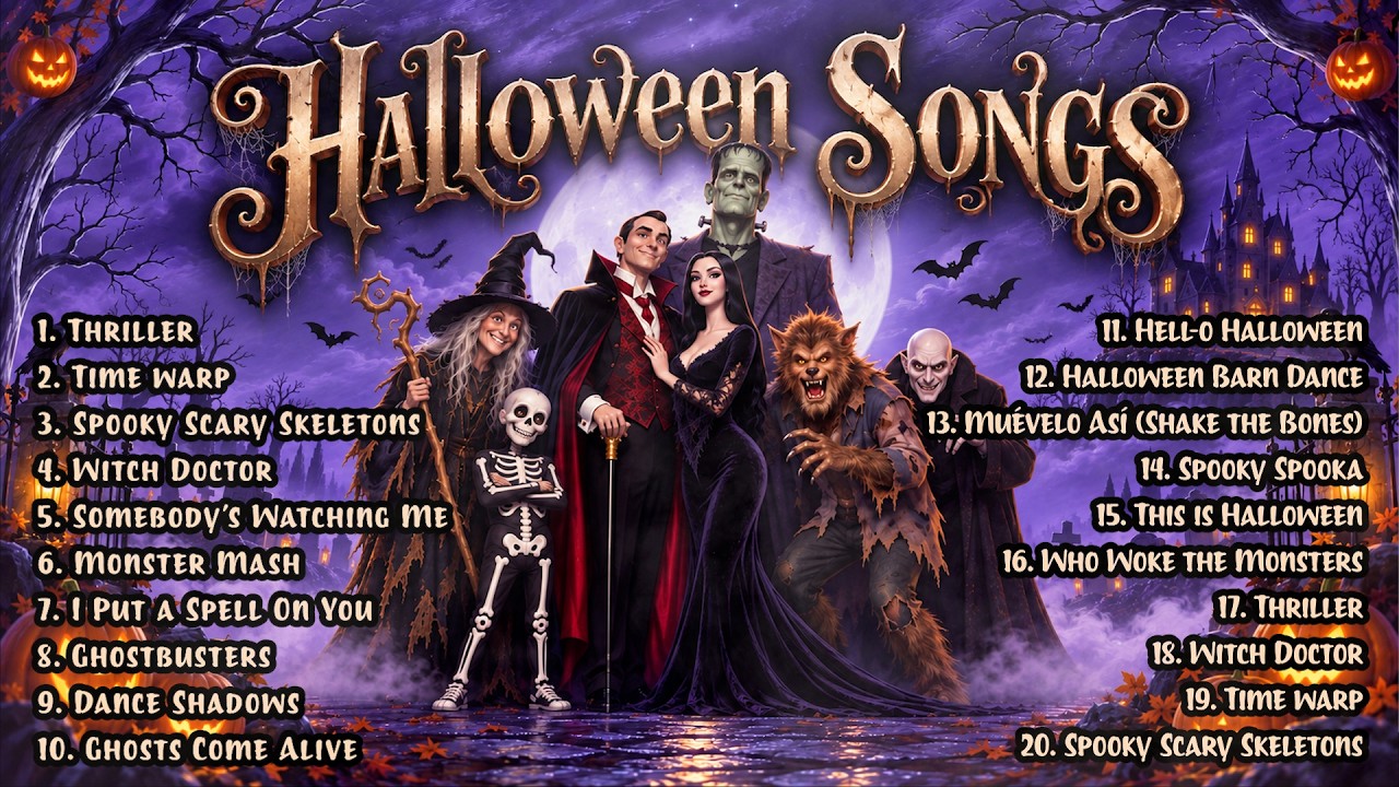 Top Halloween Songs of All Time Playlist 🎃 Best Halloween Music Mix 2026