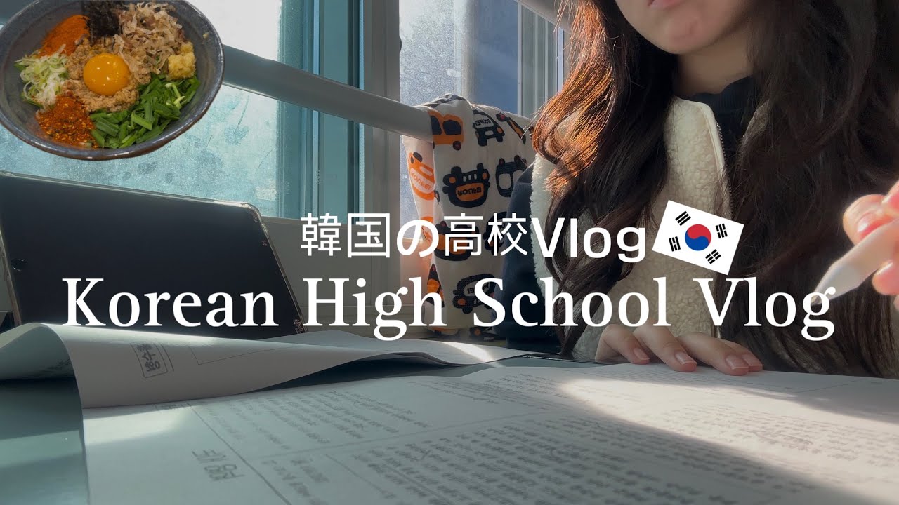 🇰🇷Korean High School Vlog / 韓国の高校vlog / CSAT VLOG/ 韓国の学校 /修能