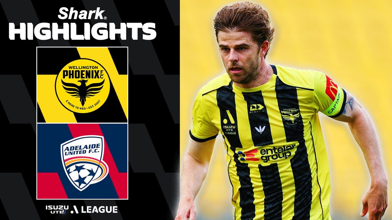 Wellington Phoenix v Adelaide United | SHARK HIGHLIGHTS | Isuzu UTE A-League 2025-26 | Round 12
