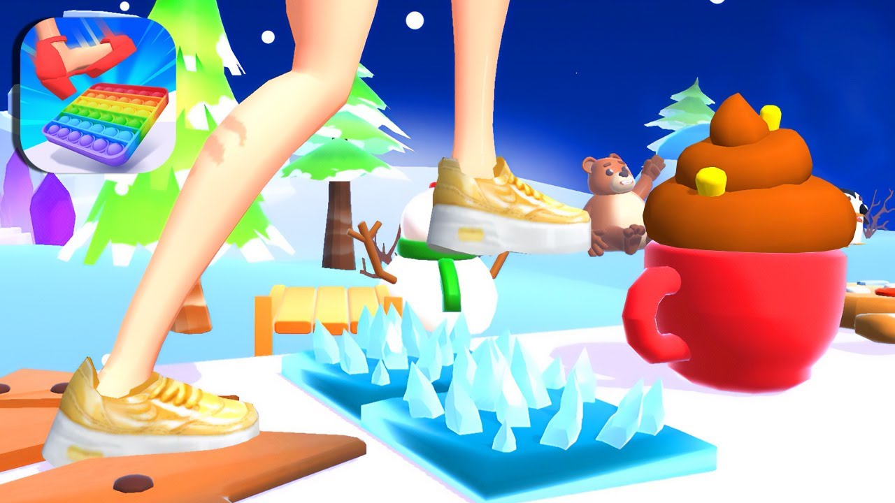 Tippy Toe Game Gameplay 🧊 Tippy Toe 3D iOS Walkthrough 🥝 Tippy Toe 3D Android New Level