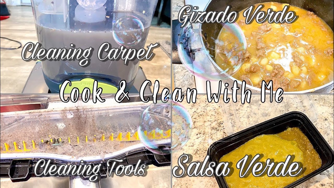 *NEW* Cook & Clean With Me Guisado Verde  | Clean With me 2020 | Extreme Cleaning Motivation