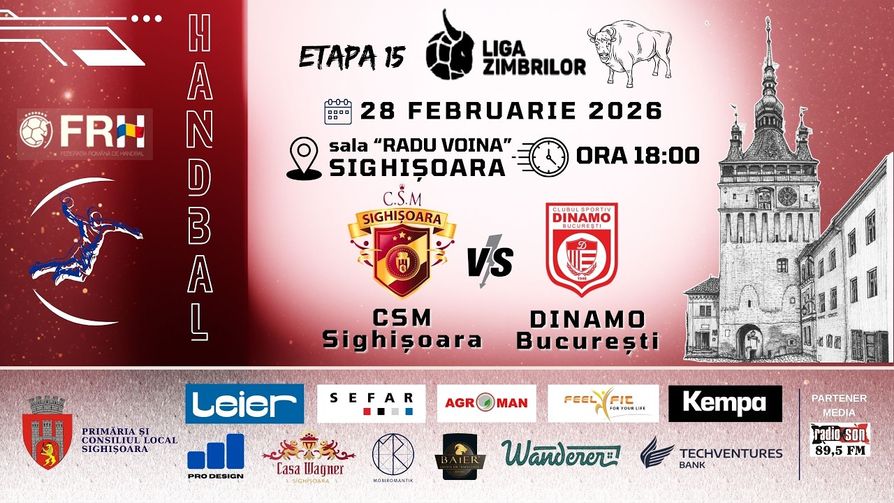 #Handbal  CSM Sighișoara vs DINAMO București